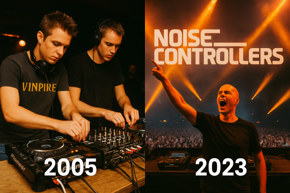 Noisecontrollers evolution from duo beginnings to solo festival dominance