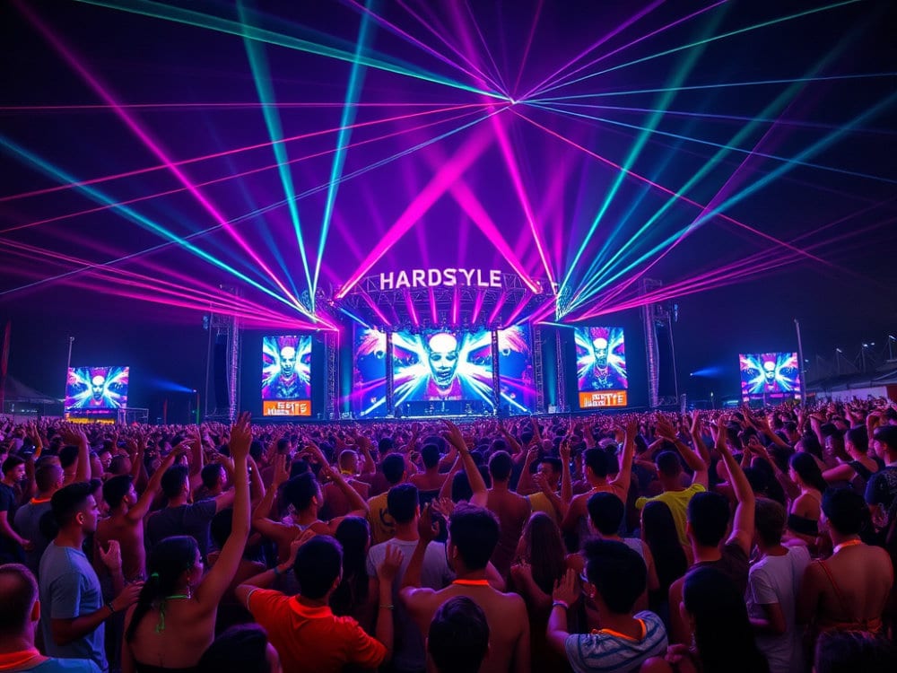 big hardstyle festival stage