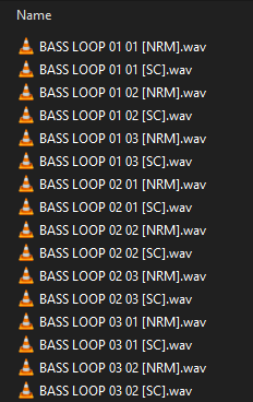 VIPZONE Sample Pack Structure - Type of the samples